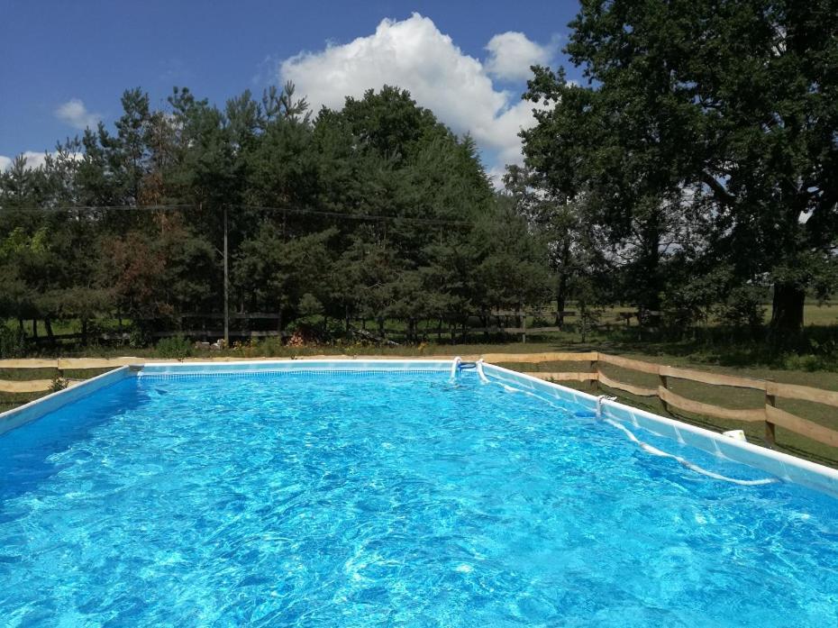 Agroturystyka Pod Modrzewiami Nowy Tomysl Bagian luar foto